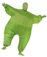 Зеленый надувной костюм