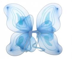 Крылья бабочки голубые