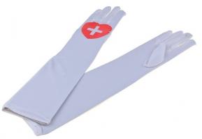 Белые перчатки медсестры