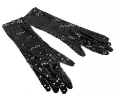 Черные перчатки Бурлеск