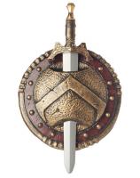 Спартанский боевой щит и меч