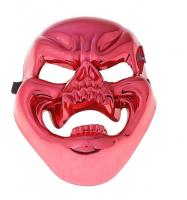 Красная маска смеющегося черепа