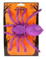 Блестящий фиолетовый паук
