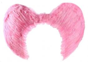 Крылья ангела розовые 60 см