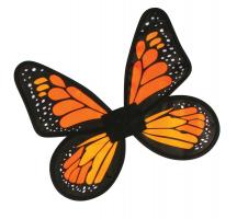 Атласные крылья Бабочка оранжевые