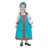 Детский костюм Дуняши бирюзовый