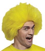 Желтый парик веселого клоуна