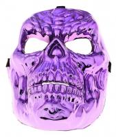 Маска фиолетовая в виде черепа