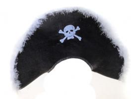 Шляпа пиратки с черепом