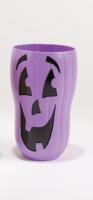 Стакан на Хэллоуин фиолетовая тыква