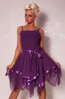 Легкое фиолетовое платье