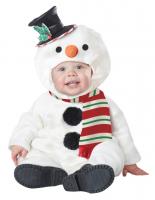 Костюм забавного снеговика для малышей
