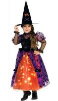 Детский костюм сияющей ведьмочки