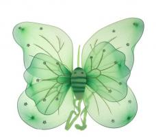 Двойные зеленые крылья бабочки