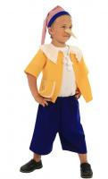 Детский костюм веселого Буратино