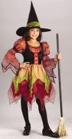 Разноцветный костюм ведьмы детский