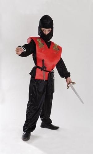Детский костюм Ниндзя красный - купить 